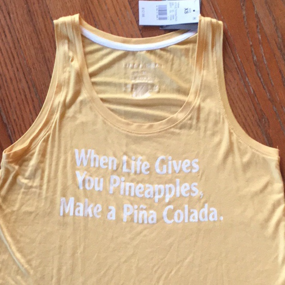 Target Pineapple Piña Colada Tank NWT